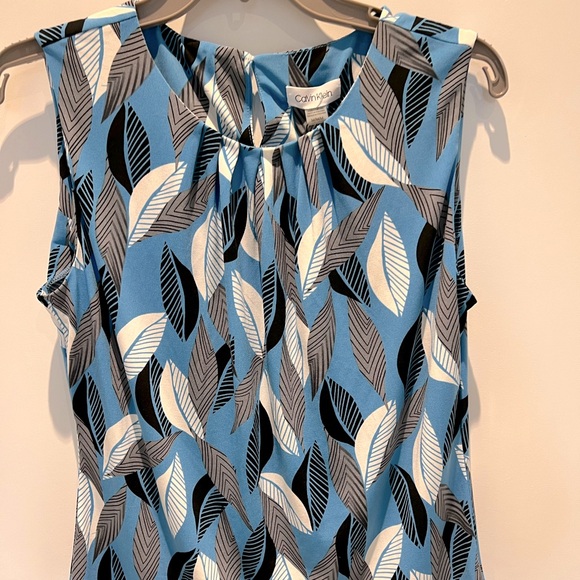 💙 Stylish & timeless sleeveless top, perfect for work or dinner out. NWT - Picture 1 of 10